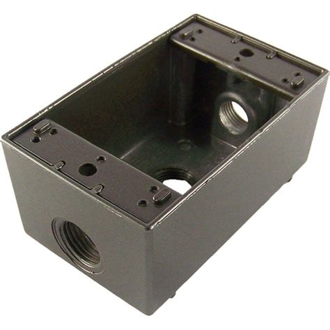 low profile electrical box home depot|low profile outdoor outlet box.